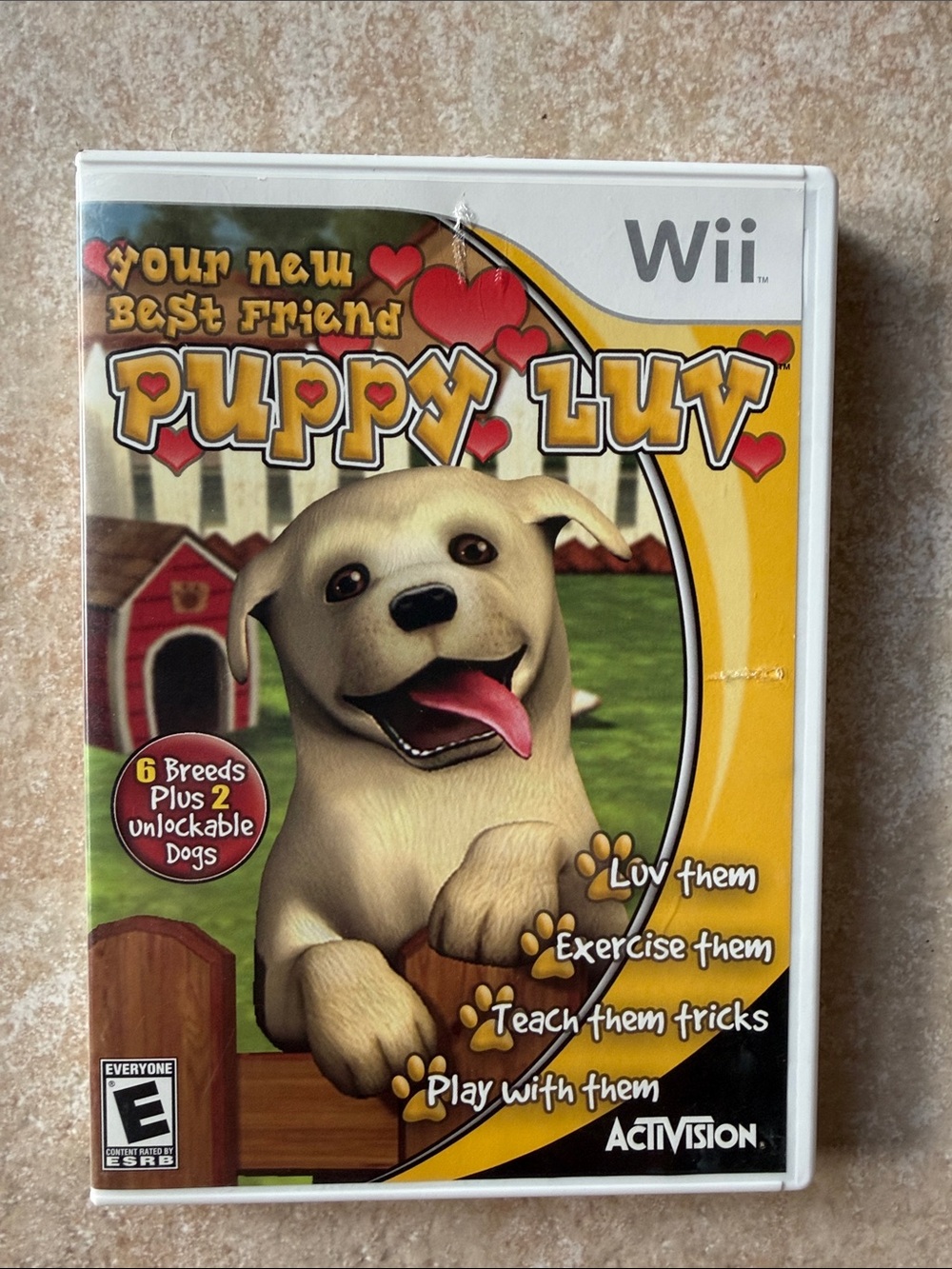 Puppy Luv (Wii) Video Game - Yellow Cover - Activision